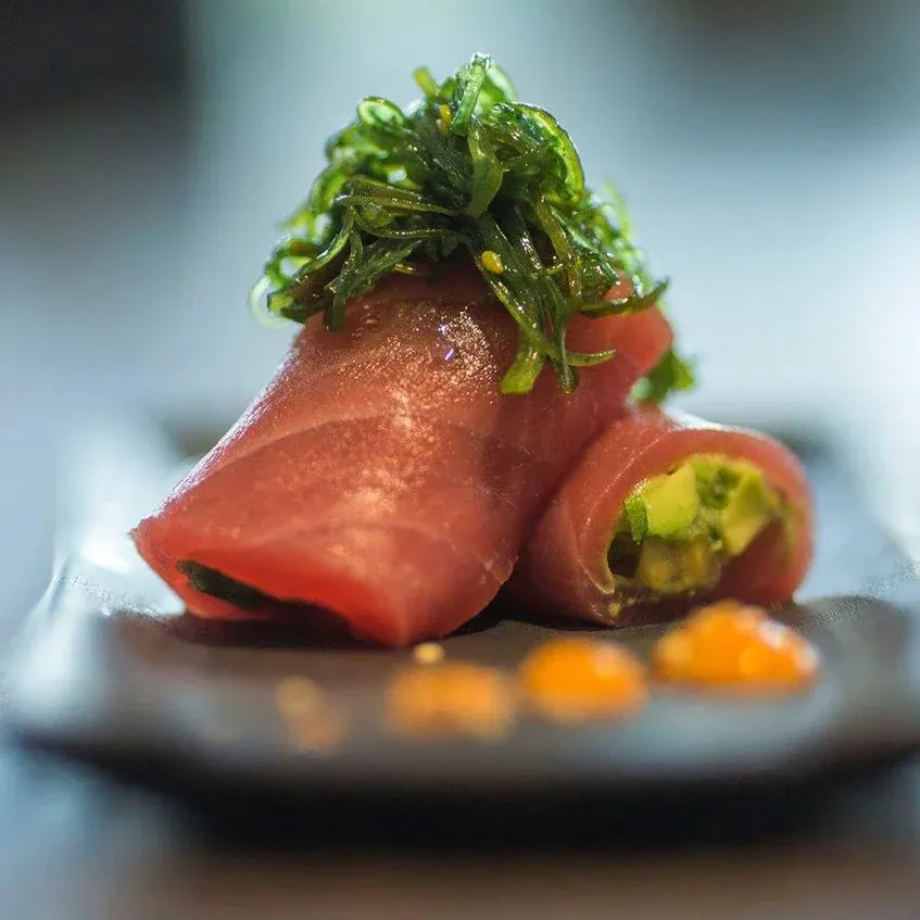 Yellowfin Cannelloni mit Guacamole